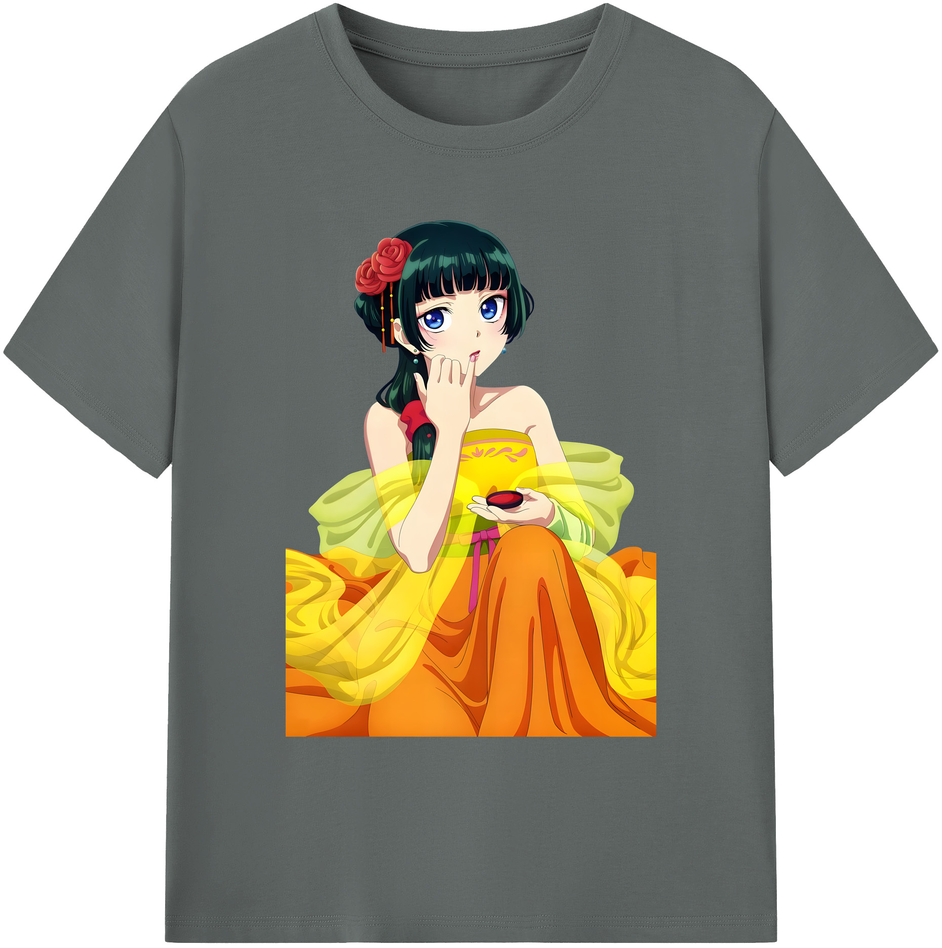（画像用） 薬屋のひとりごと The Apothecary Diaries 綿100％ メンズ半袖Tシャツ｜肌触りやわらか＆通気性